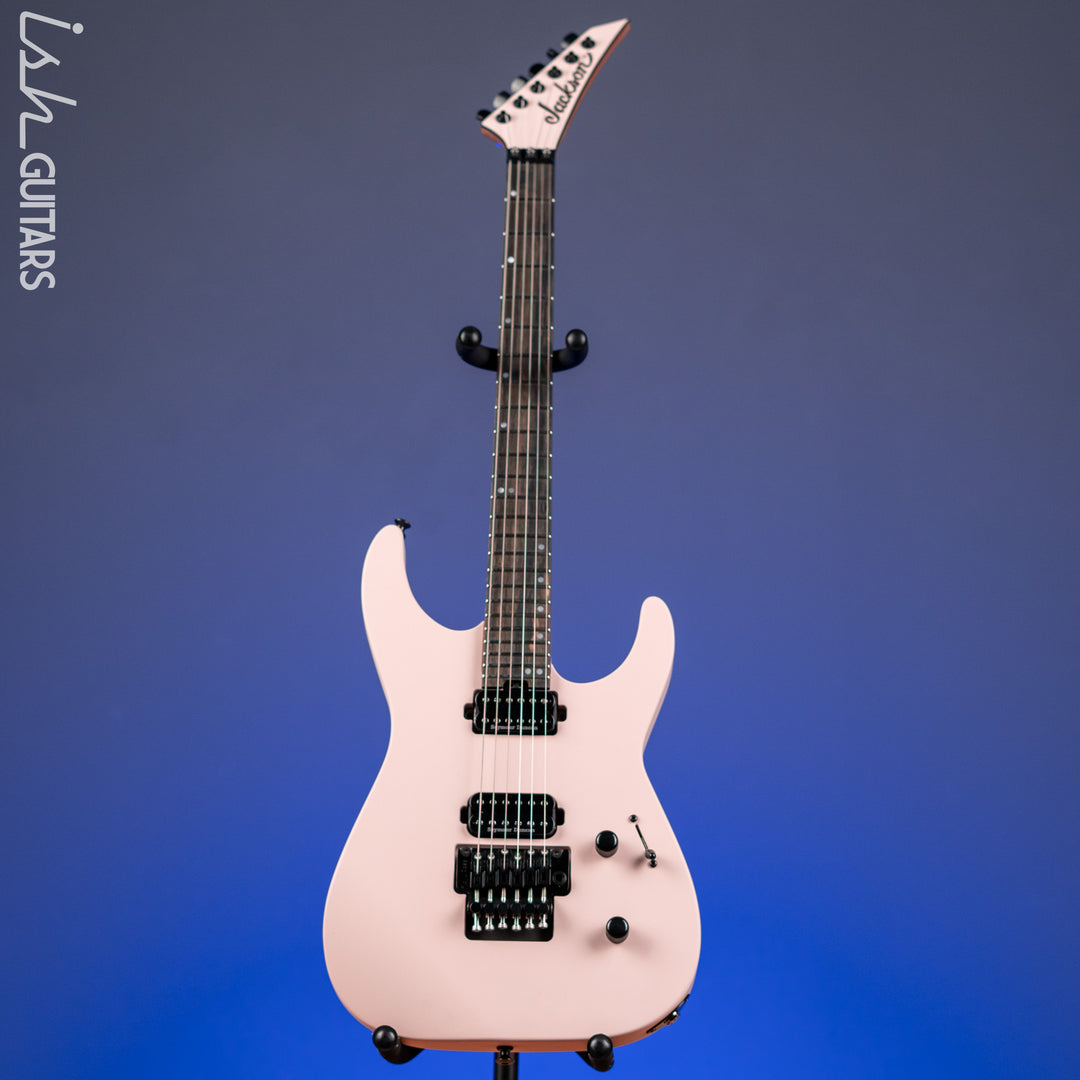 Jackson American Series Virtuoso Electric Guitar Satin Shell Pink Demo