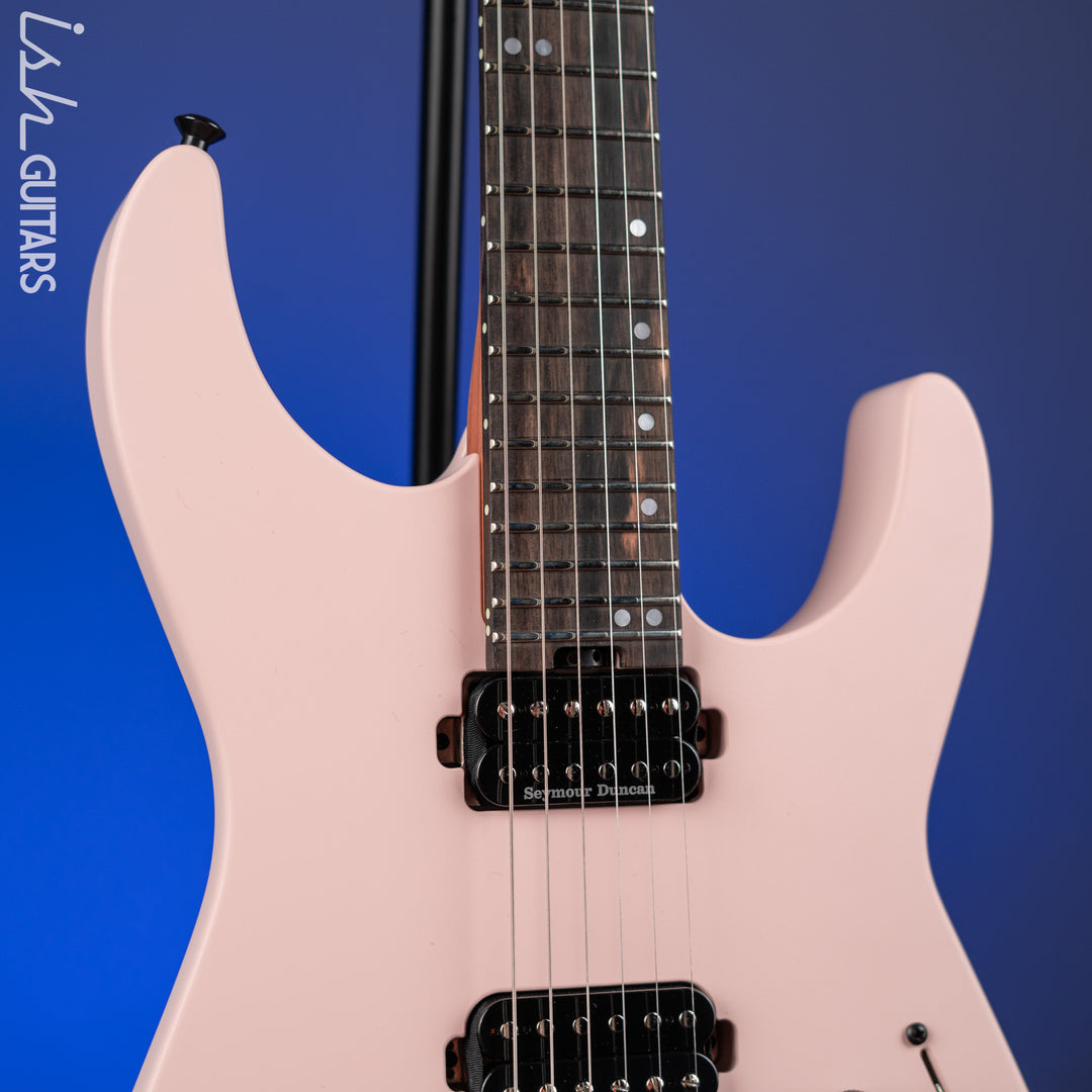 Jackson American Series Virtuoso Electric Guitar Satin Shell Pink Demo