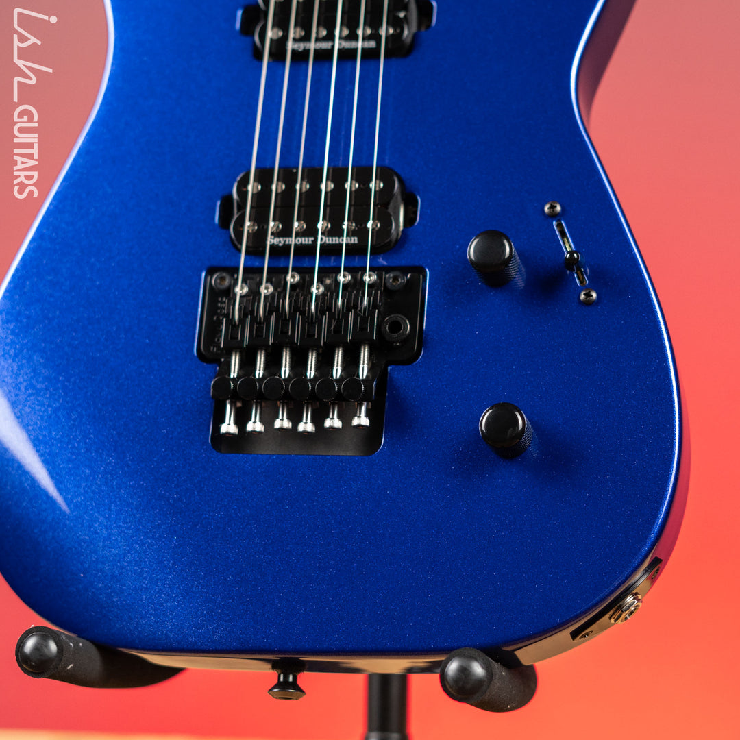 Jackson American Series Virtuoso Electric Guitar Mystic Blue Demo