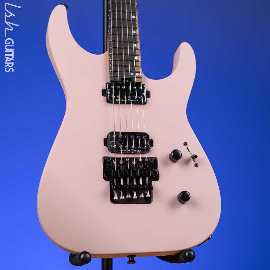 Jackson American Series Virtuoso Electric Guitar Satin Shell Pink Demo