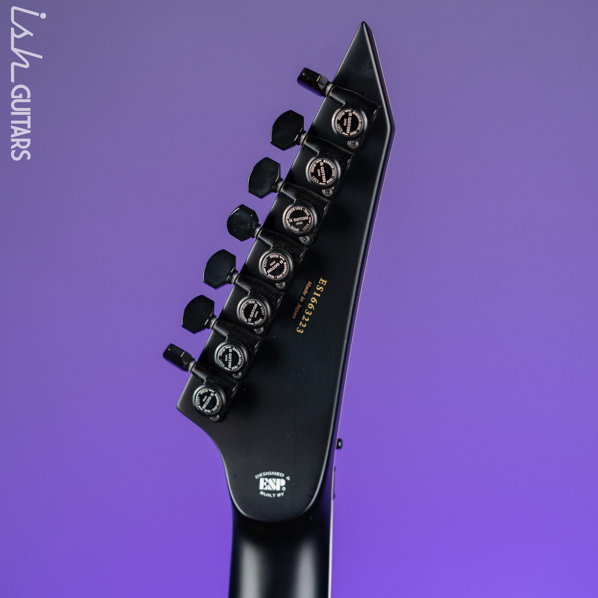 ESP E-II Horizon Floyd Rose 7 String Black Turquoise Burst – Ish
