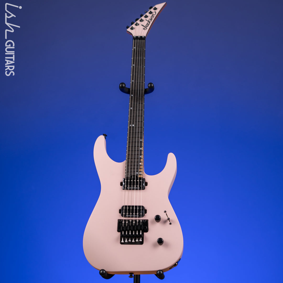 Jackson American Series Virtuoso Electric Guitar Satin Shell Pink Demo