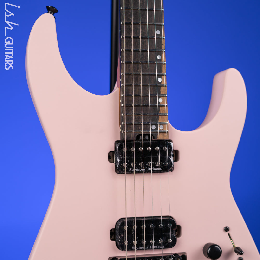 Jackson American Series Virtuoso Electric Guitar Satin Shell Pink Demo