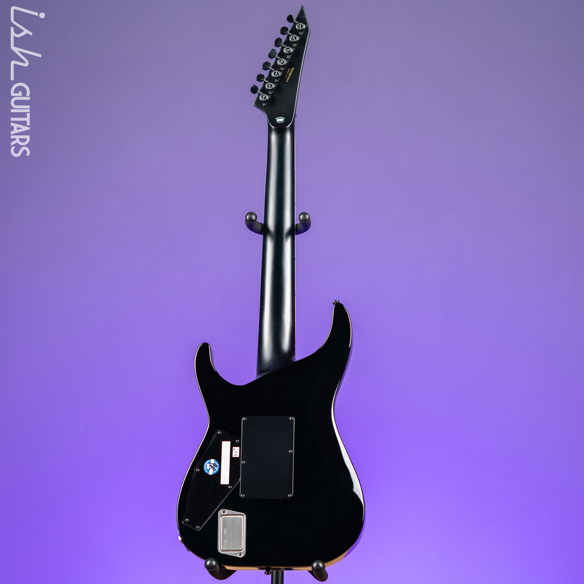 ESP E-II Horizon Floyd Rose 7 String Black Turquoise Burst – Ish