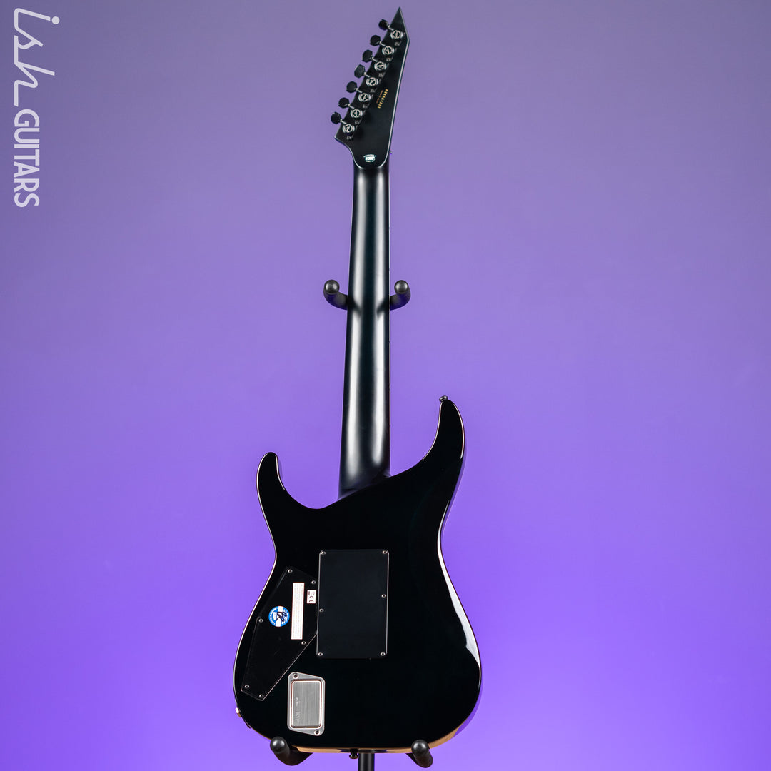 ESP E-II Horizon Floyd Rose 7 String Black Turquoise Burst