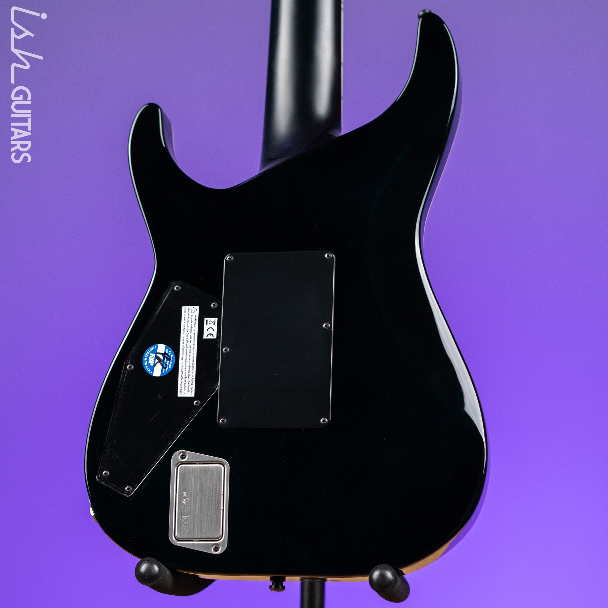 ESP E-II Horizon Floyd Rose 7 String Black Turquoise Burst – Ish