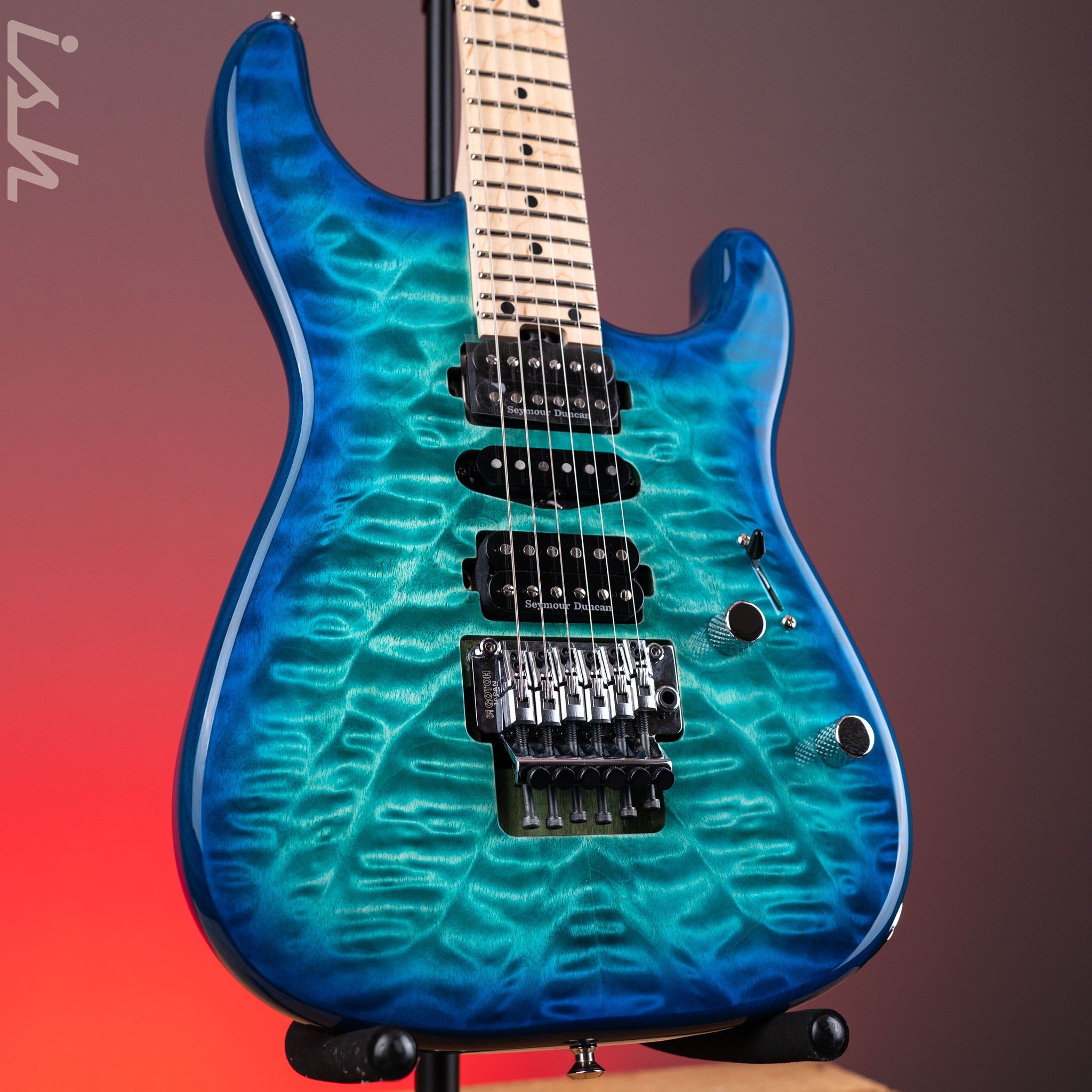 Charvel SMJ San Dimas Style 1 HSH FR M Caribbean Burst – Ish Guitars