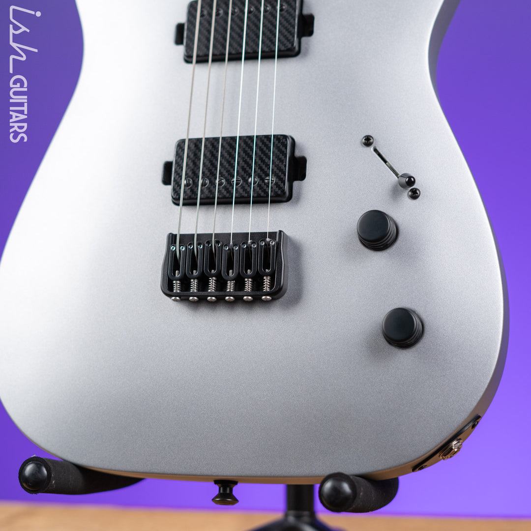 Jackson USA Custom Shop Misha Mansoor Signature Juggernaut HT6 Satin Silver