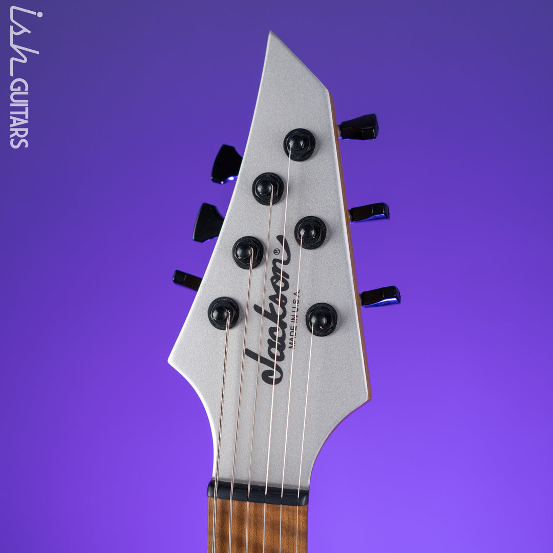 Jackson USA Custom Shop Misha Mansoor Signature Juggernaut HT6 Satin Silver