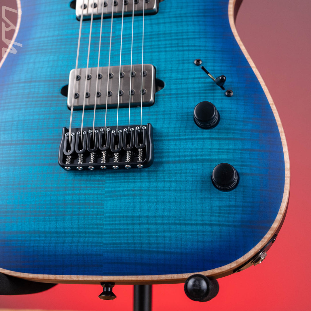 Jackson Custom Shop Misha Mansoor Juggernaut HTFM7 Satin Laguna Burst