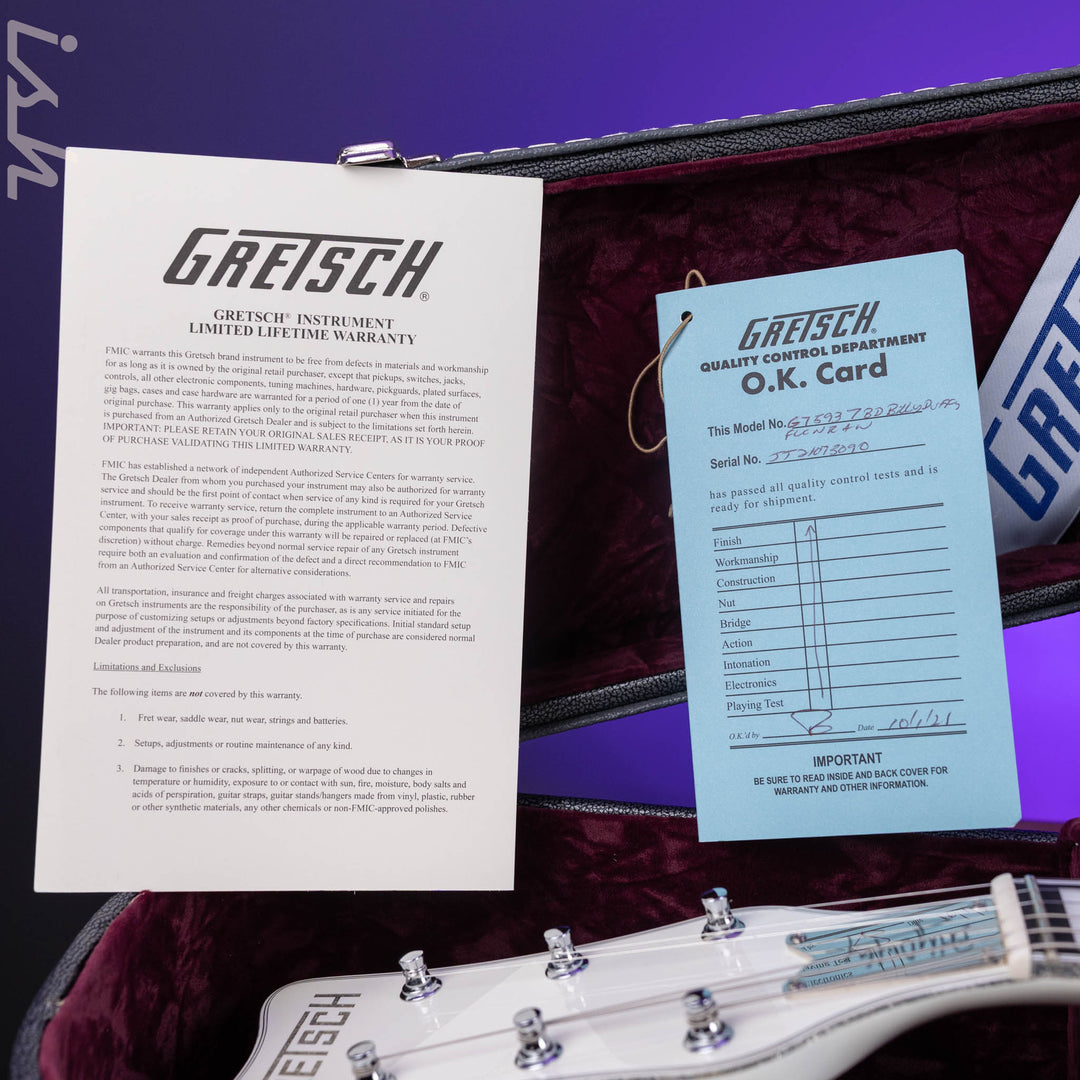 2022 Gretsch G7593T-BD Bill Duffy White Falcon