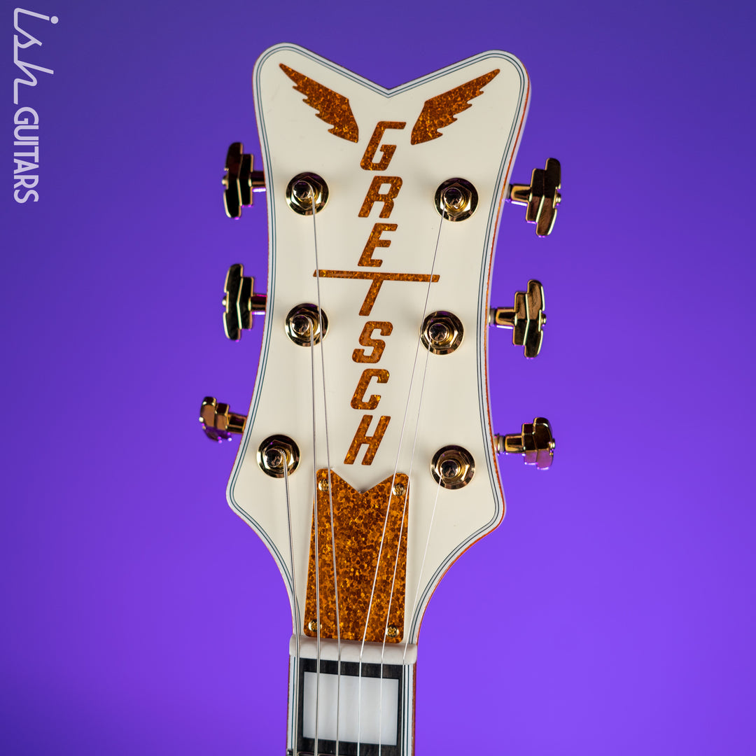Gretsch G6136T-MGC Michael Guy Chislett Signature Falcon with Bigsby Vintage White
