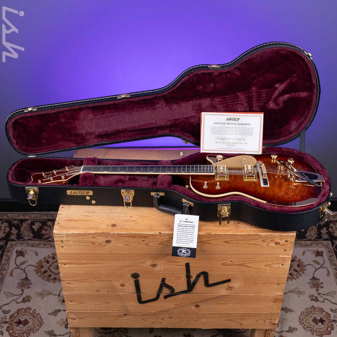 Gretsch G6134TGQM-59 Limited Edition Penguin Forge Glow Demo