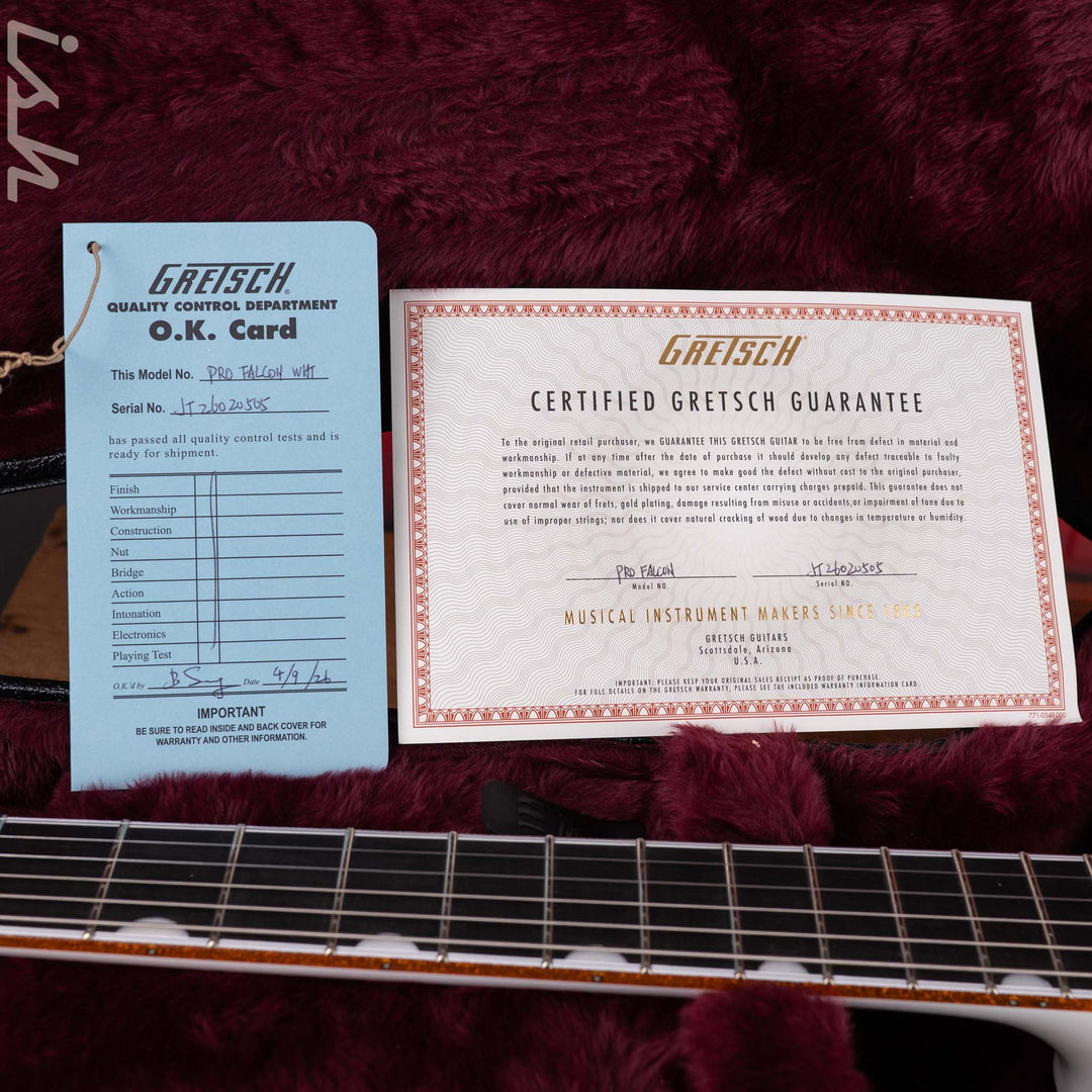 2026 Gretsch Professional Falcon White