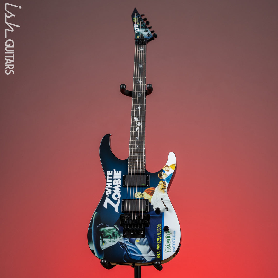 ESP LTD Kirk Hammett Signature KH-WZ White Zombie Electric Guitar
