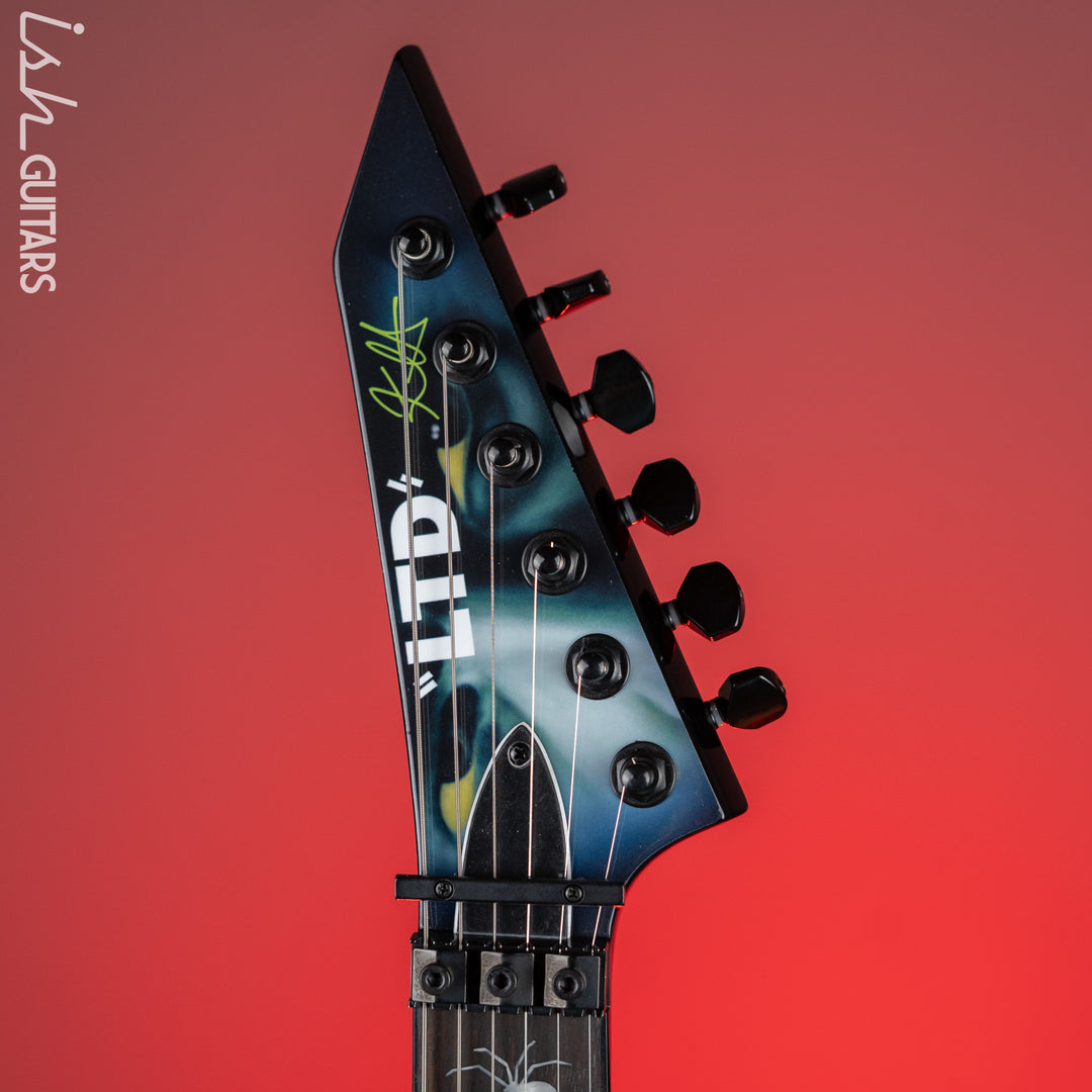 ESP LTD Kirk Hammett Signature KH-WZ White Zombie Electric Guitar