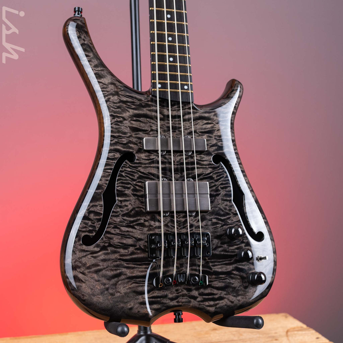 2019 Warwick Custom Shop CO Infinity Nirvana Black THP – Ish Guitars