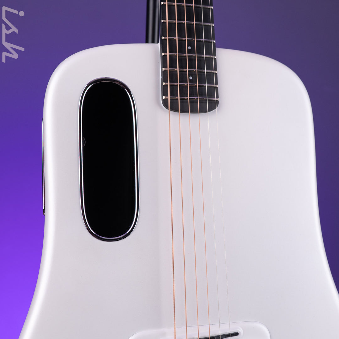 2023 LAVA ME 4 Carbon 38" Smart Acoustic-Electric Guitar White (w/ Airflow Bag)
