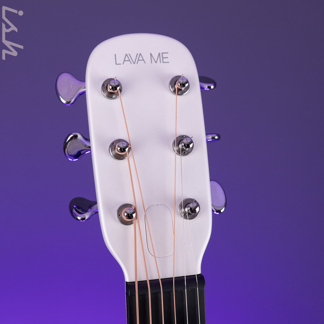 2023 LAVA ME 4 Carbon 38" Smart Acoustic-Electric Guitar White (w/ Airflow Bag)