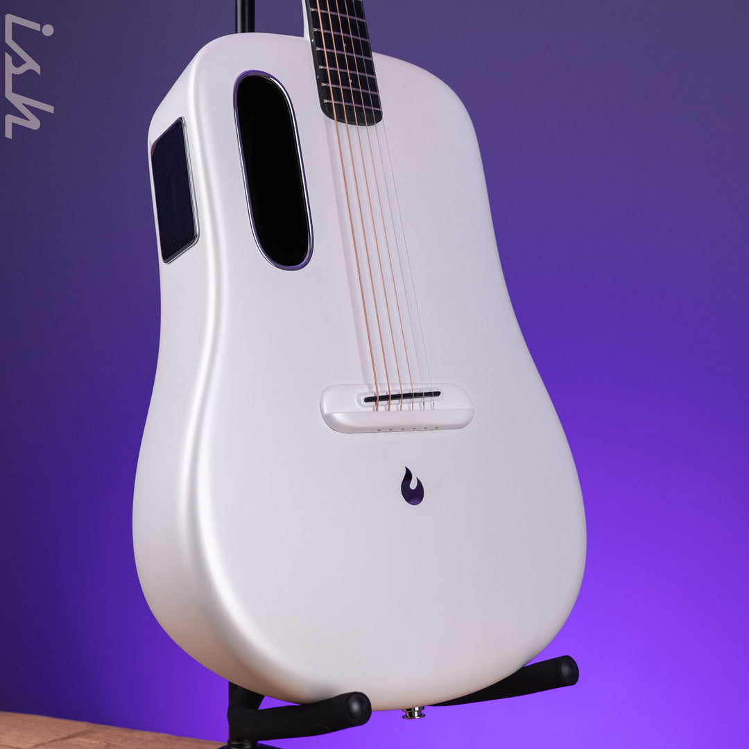 2023 LAVA ME 4 Carbon 38" Smart Acoustic-Electric Guitar White (w/ Airflow Bag)