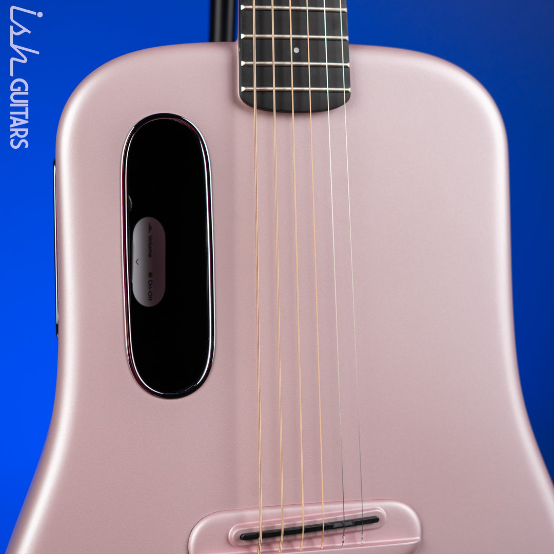 Lava Music LAVA ME 4 Carbon 36" Smart Acoustic-Electric Guitar Pink (w/ Airflow Bag)