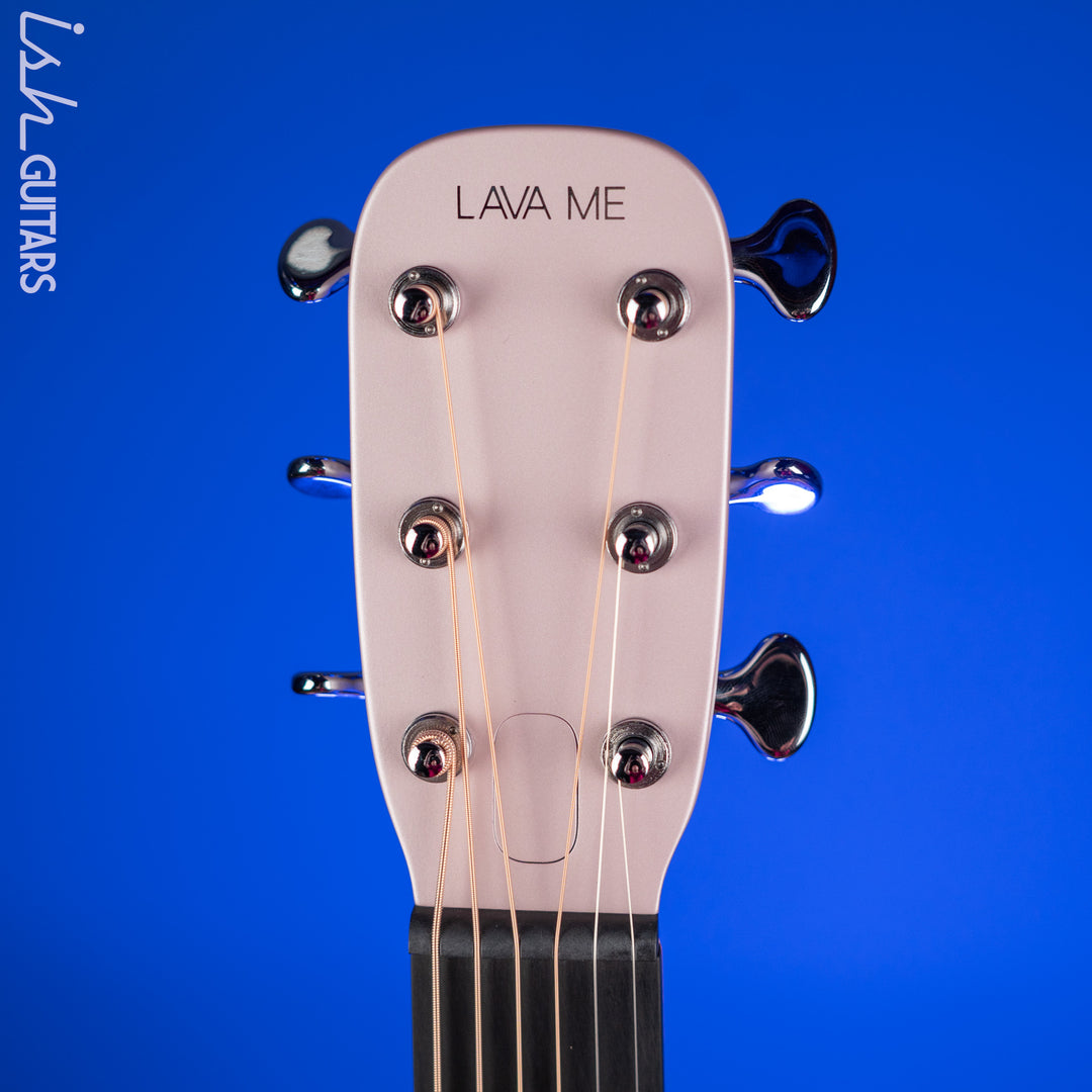 Lava Music LAVA ME 4 Carbon 36" Smart Acoustic-Electric Guitar Pink (w/ Airflow Bag)