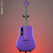 Lava Music LAVA ME 4 Carbon 36" Smart Acoustic-Electric Guitar Purple (w/ Airflow Bag)