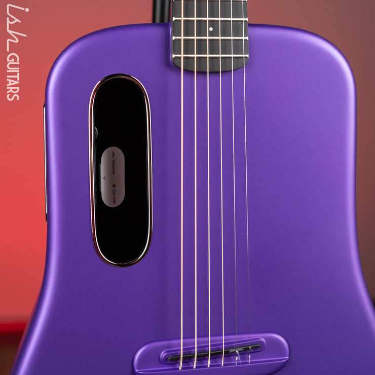 Lava Music LAVA ME 4 Carbon 36" Smart Acoustic-Electric Guitar Purple (w/ Airflow Bag)