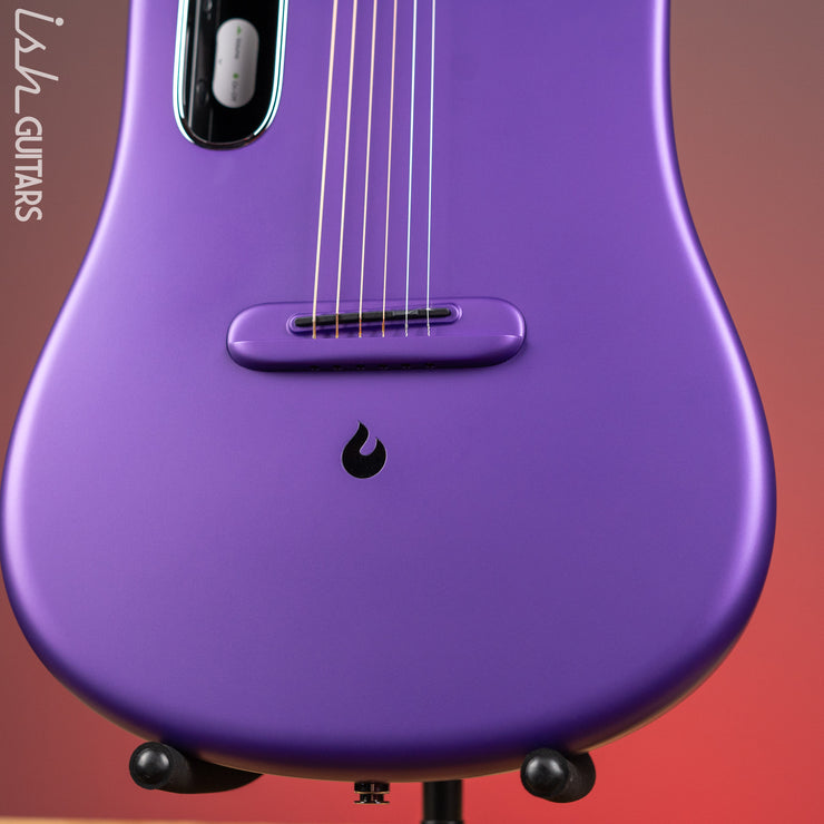 Lava Music LAVA ME 4 Carbon 38" Smart Acoustic-Electric Guitar Purple (w/ Airflow Bag)