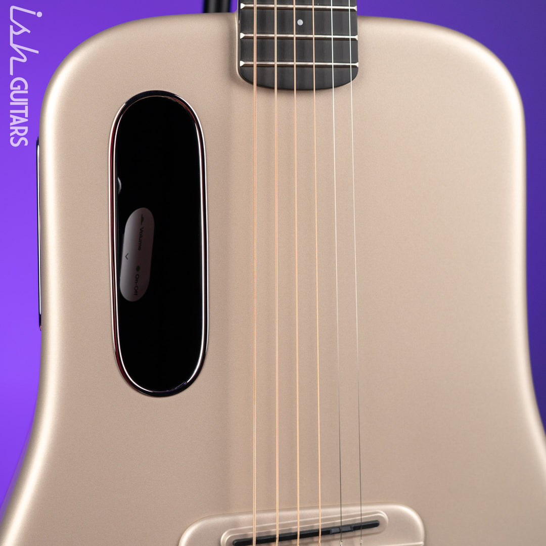 Lava Music LAVA ME 4 Carbon 36" Smart Acoustic-Electric Guitar Soft Gold (w/ Airflow Bag)