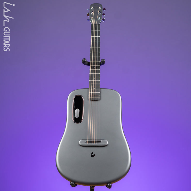 Lava Music LAVA ME 4 Carbon 38" Smart Acoustic-Electric Guitar Space Grey (w/ Airflow Bag)
