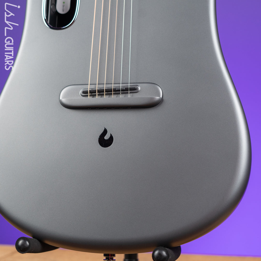 Lava Music LAVA ME 4 Carbon 38" Smart Acoustic-Electric Guitar Space Grey (w/ Airflow Bag)