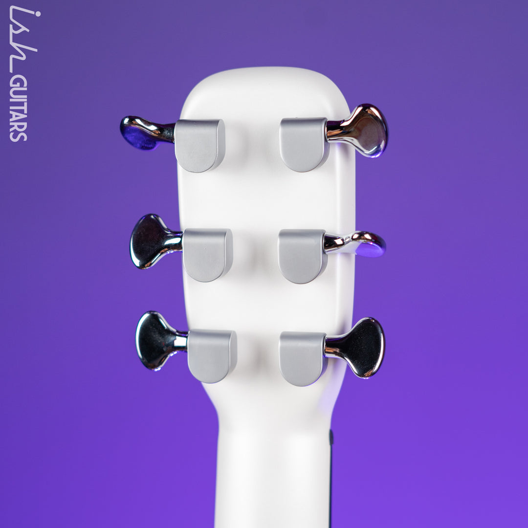 Lava Music LAVA ME 4 Carbon 36" Smart Acoustic-Electric Guitar White (w/ Airflow Bag)