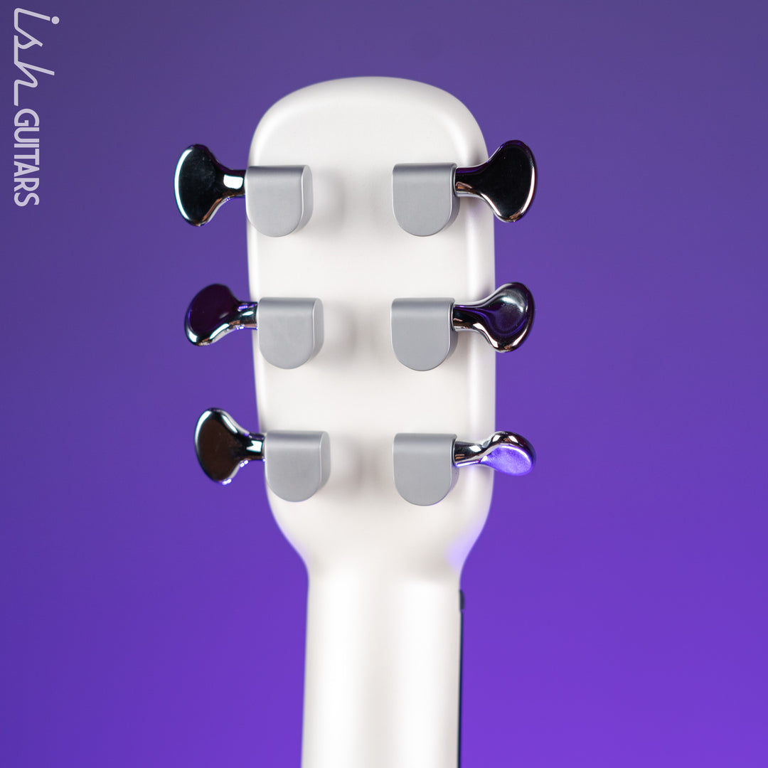 Lava Music LAVA ME 4 Carbon 38" Smart Acoustic-Electric Guitar White (w/ Airflow Bag)