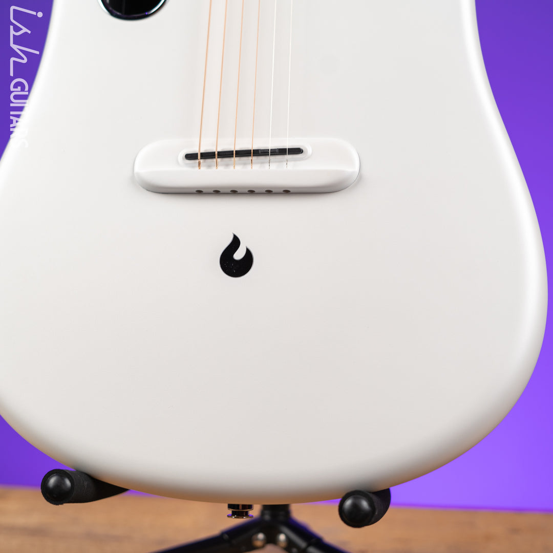 Lava Music LAVA ME 4 Carbon 38" Smart Acoustic-Electric Guitar White (w/ Airflow Bag)