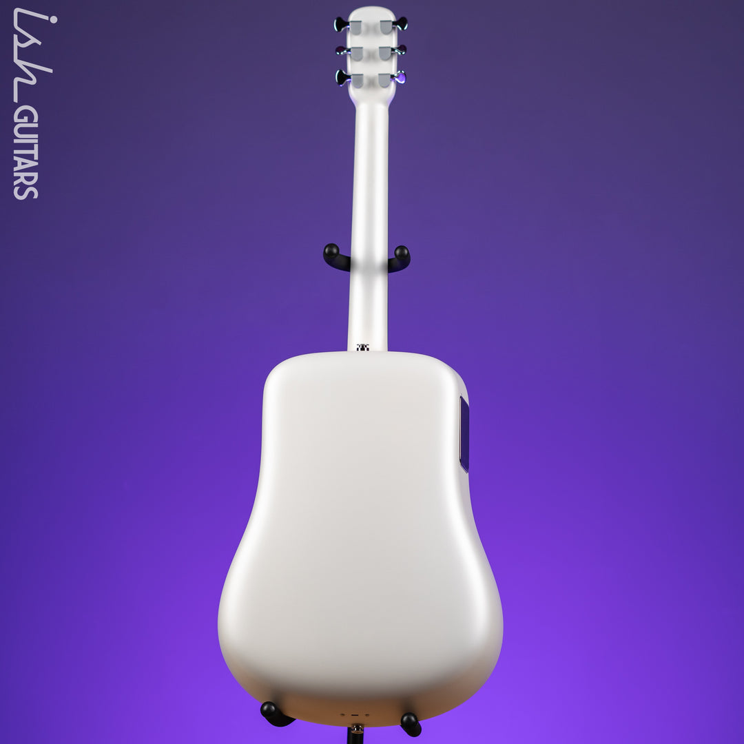 Lava Music LAVA ME 4 Carbon 38" Smart Acoustic-Electric Guitar White (w/ Airflow Bag)