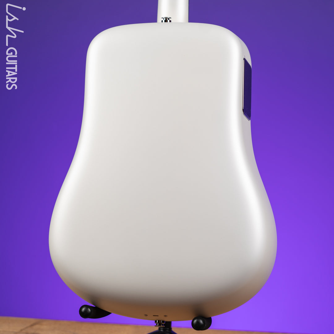 Lava Music LAVA ME 4 Carbon 38" Smart Acoustic-Electric Guitar White (w/ Airflow Bag)