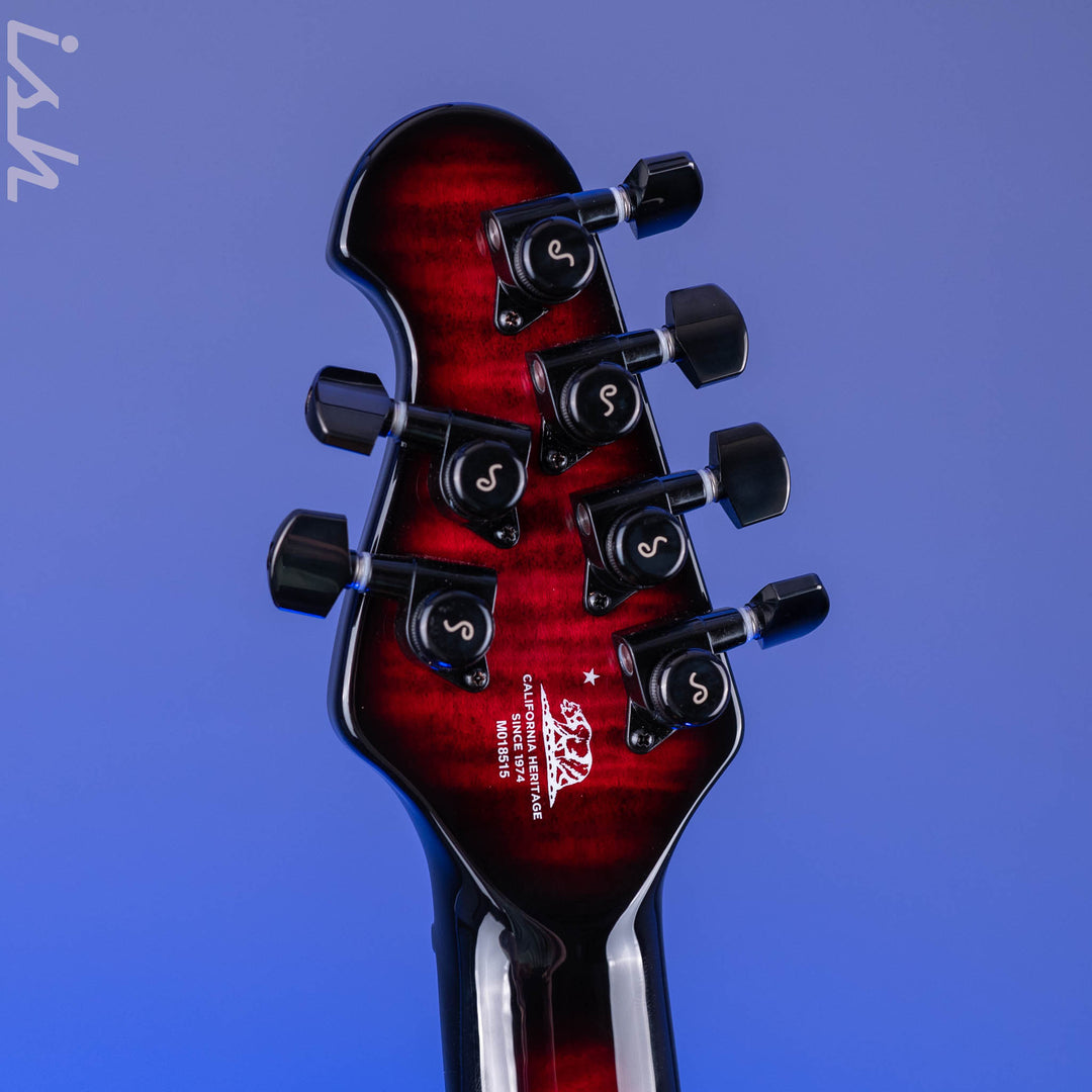 Ernie Ball Music Man BFR John Petrucci Majesty 6 Electric Guitar Red Nebula