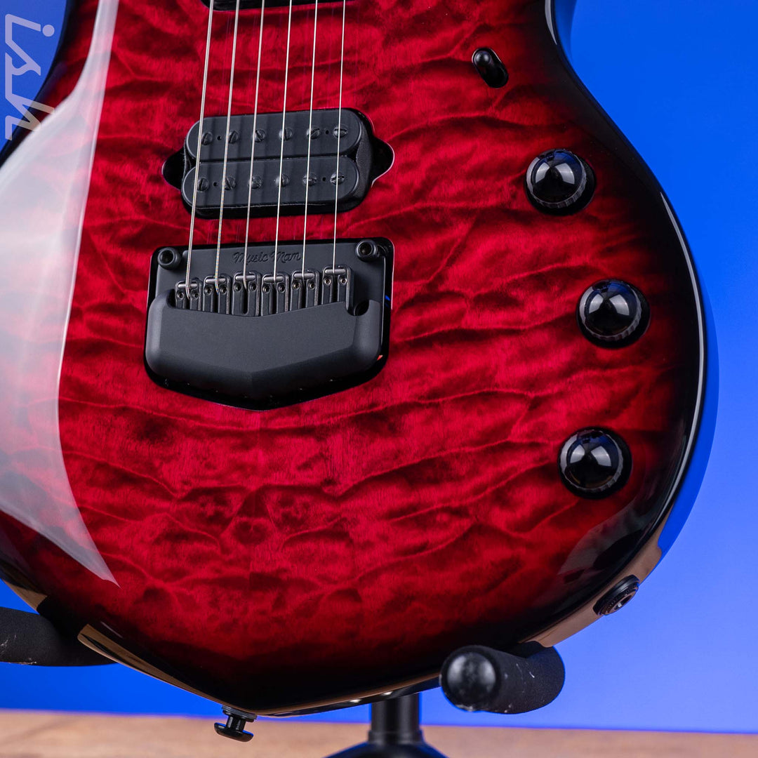 Ernie Ball Music Man BFR John Petrucci Majesty 6 Electric Guitar Red Nebula