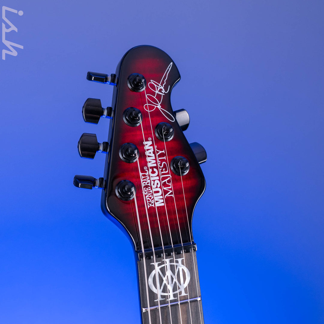Ernie Ball Music Man BFR John Petrucci Majesty 6 Electric Guitar Red Nebula