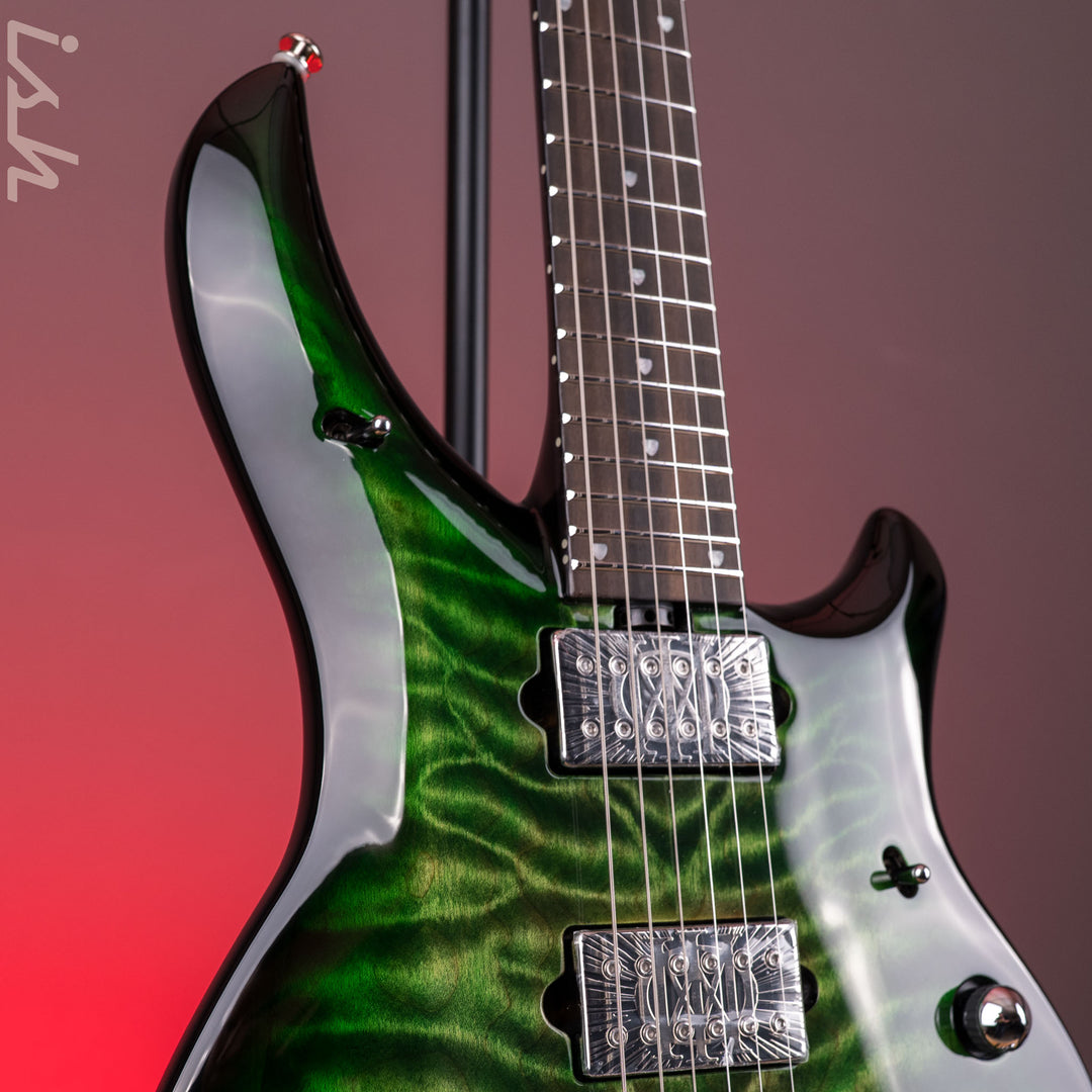 Ernie Ball Music Man BFR Majesty 6-String Electric Guitar Malachite