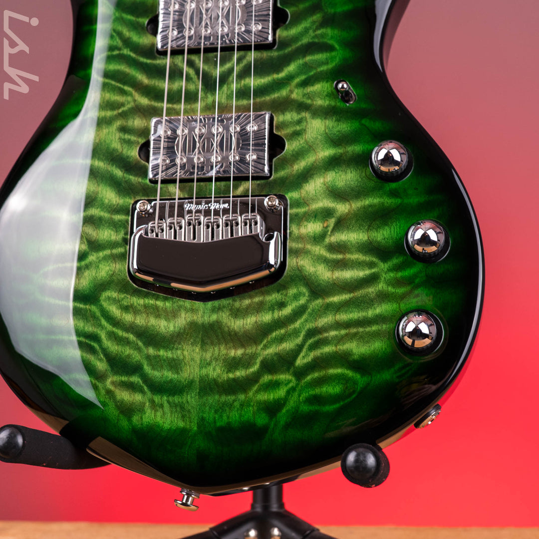 Ernie Ball Music Man BFR Majesty 6-String Electric Guitar Malachite