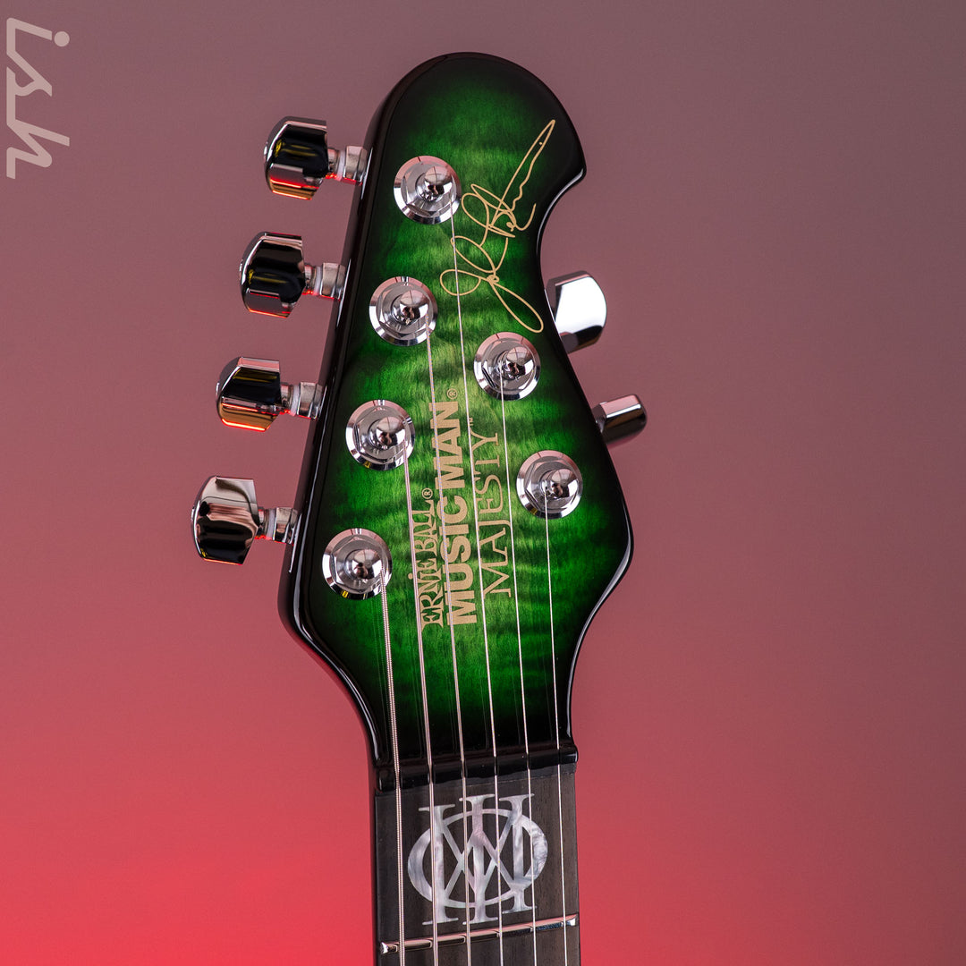 Ernie Ball Music Man BFR Majesty 6-String Electric Guitar Malachite