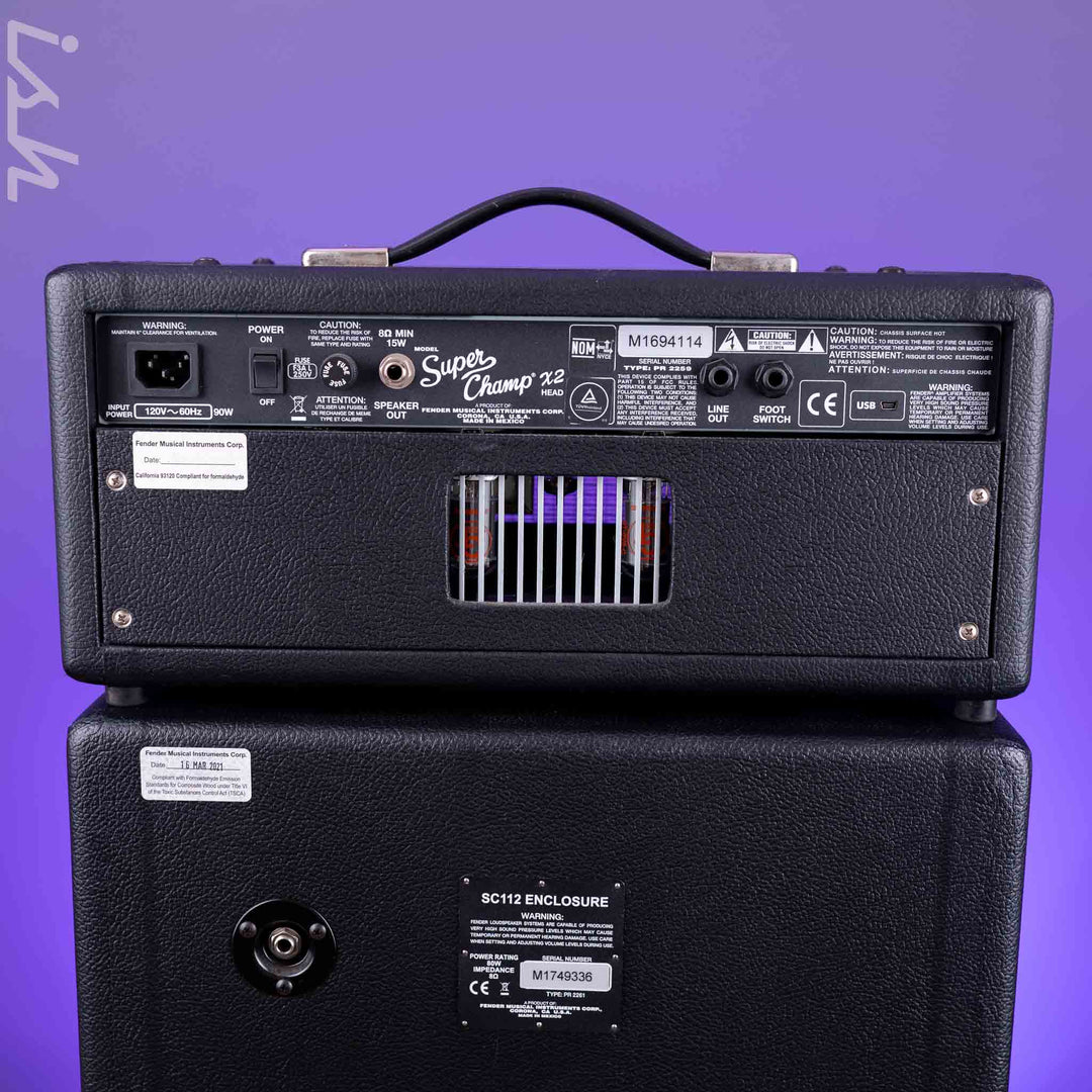 Fender Super Champ x2 Vintage Modified Tube Amplifier w/ Fender SC112 Cabinet