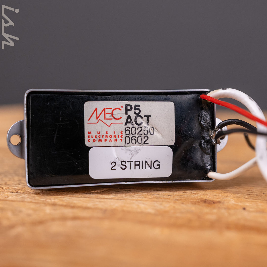MEC Active P-Style 5-String Bass Pickups Brushed Chrome (Neck Pickup)