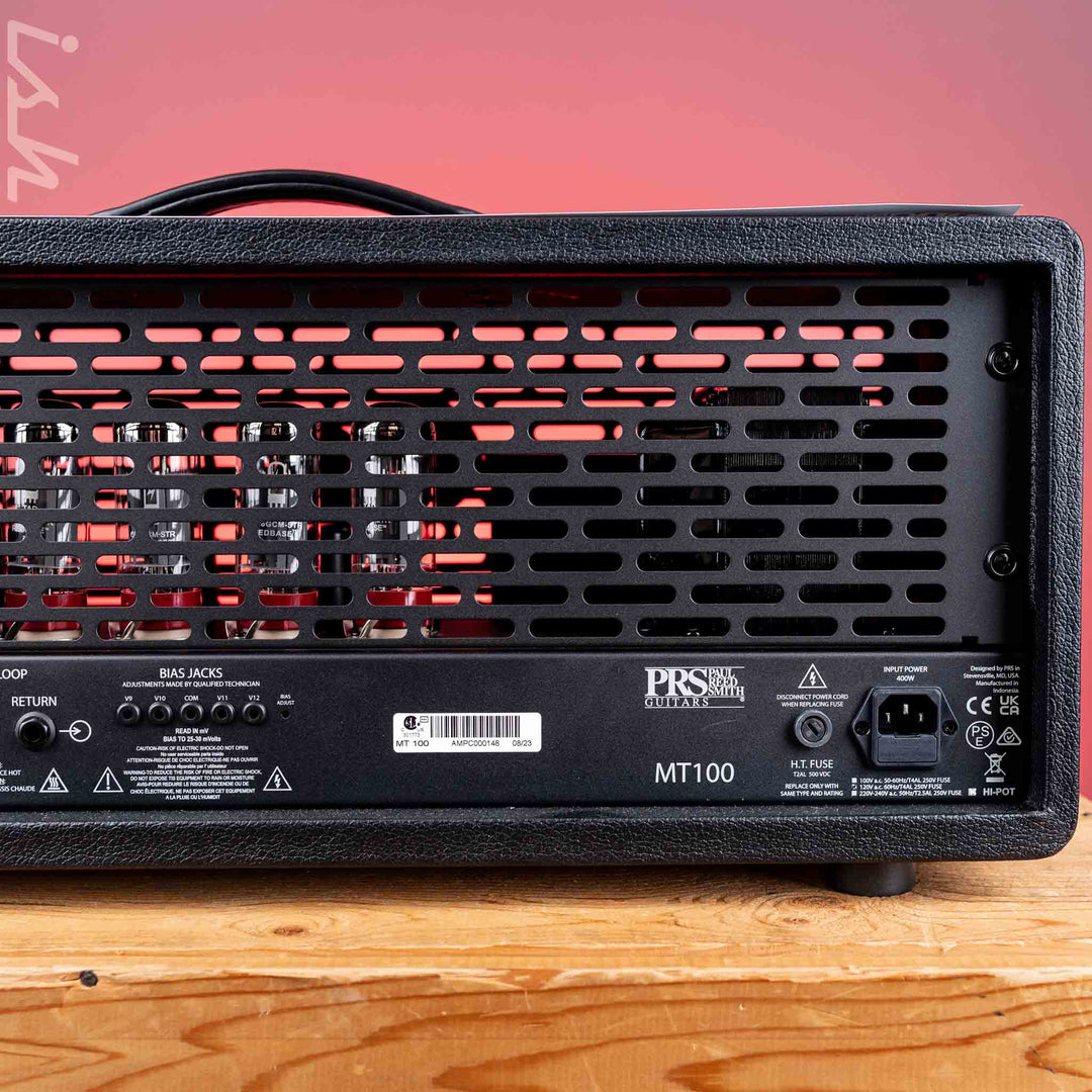PRS MT 100 Mark Tremonti 100W Tube Amp Head Stealth Black Demo