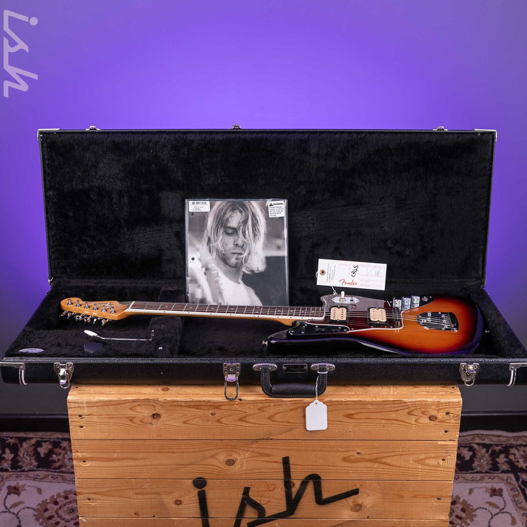 2020 Fender Kurt Cobain Signature NOS Jaguar 3-Color Sunburst
