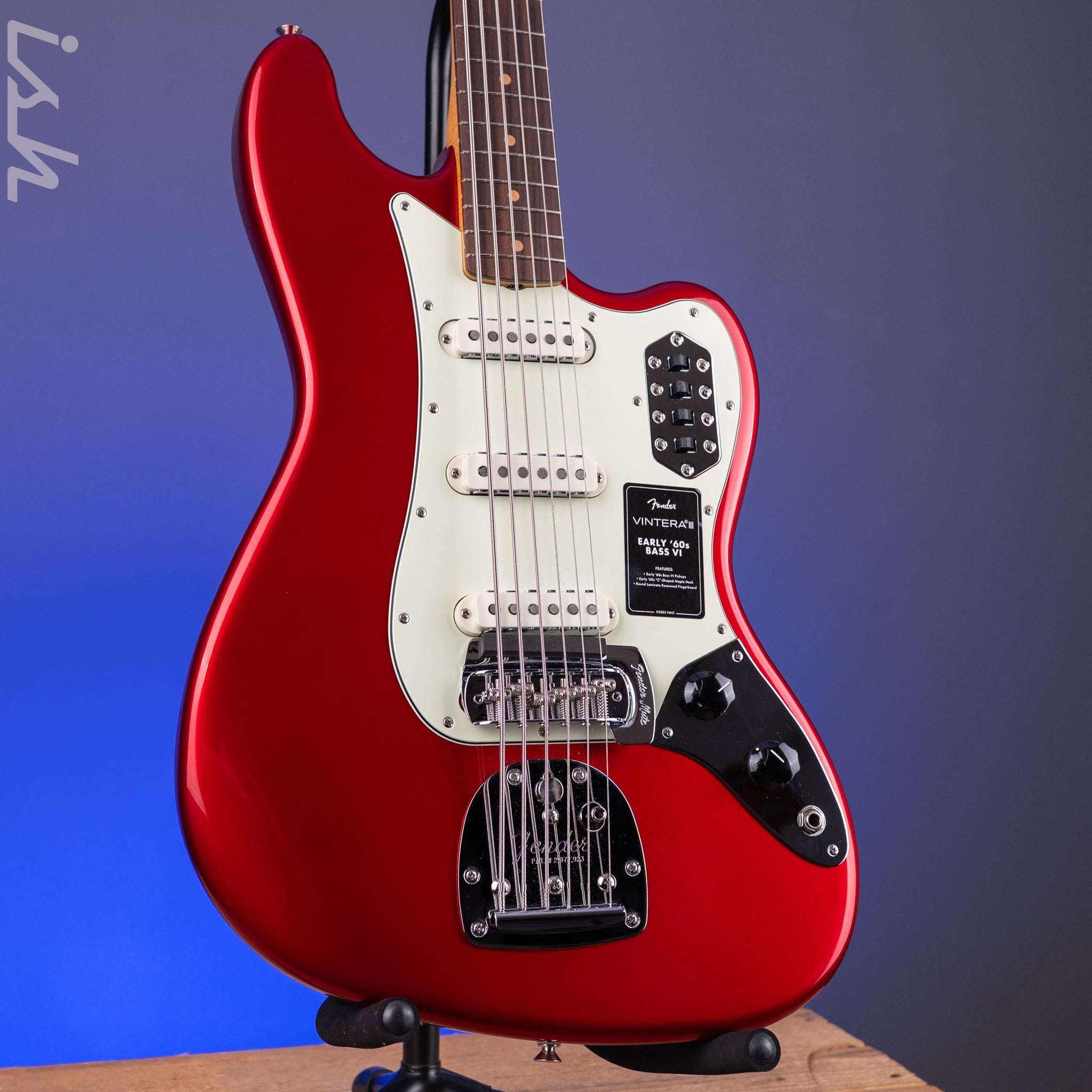 2026 Fender Vintera III Early '60s Bass VI Candy Apple Red