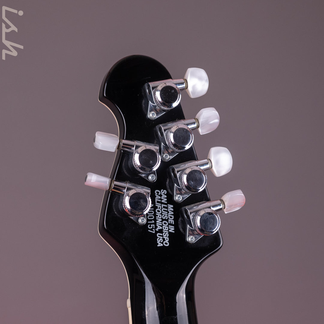 2013 Ernie Ball Music Man Armada Flame Black Trans