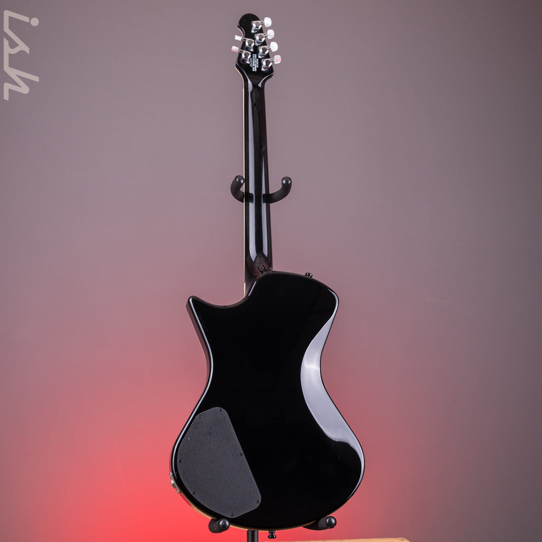 2013 Ernie Ball Music Man Armada Flame Black Trans